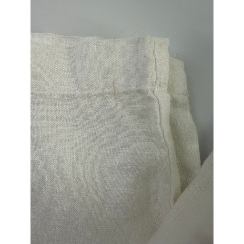 Quince White European Flax Linen Pant Pull On Relaxed Comfort Pockets Small - Picture 16 of 16